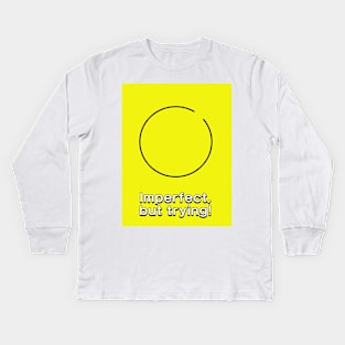 Imperfect Circle Kids Long Sleeve T-Shirt